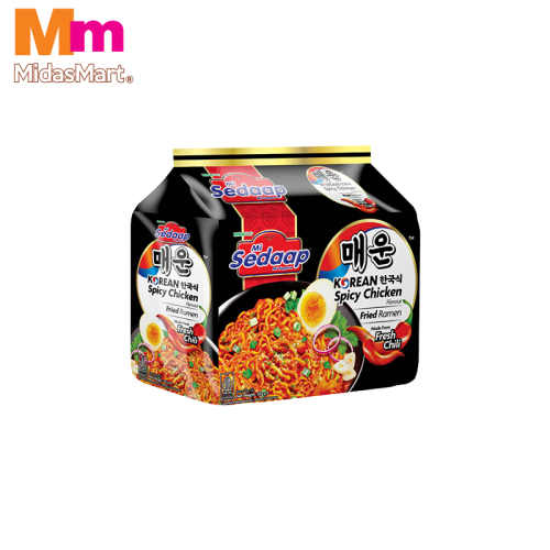 MI SEDAAP KOREAN SPICY GORENG MULTIPACK (5 X 87G)