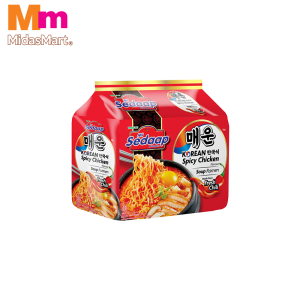MI SEDAAP KOREAN SPICY SOUP MULTIPACK (5 X 77G)