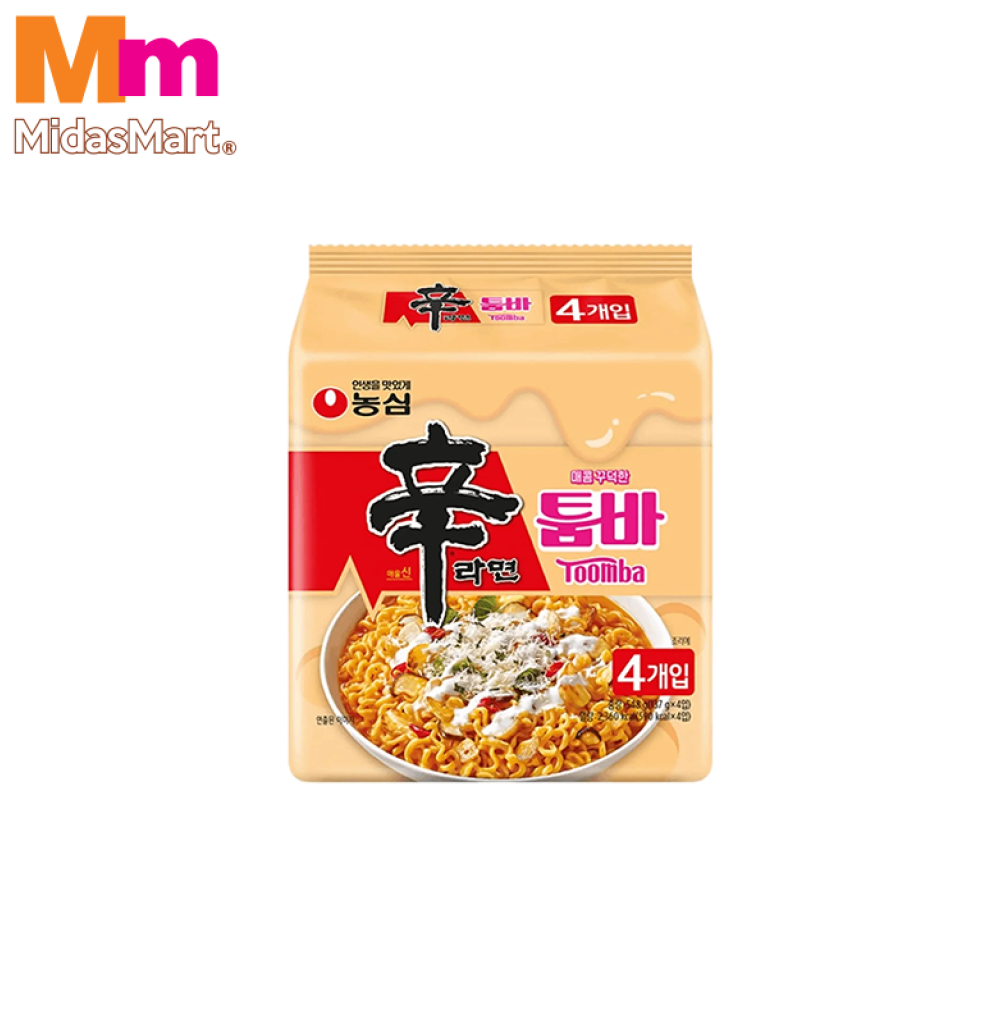 Shin Ramyun Multipack NONGSHIM SHIN RAMYUN TOOMBA MULTIPACK (4 X 137G)