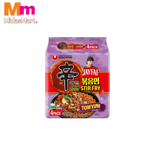 NONGSHIM SHIN STIR-FRY RAMYUN TOM YUM MULTIPACK (4 X 130G)