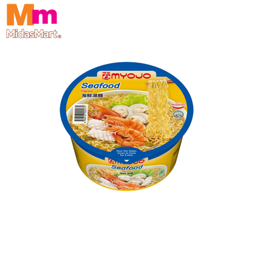 MYOJO SEAFOOD FLAVOR BOWL NOODLES (80G)