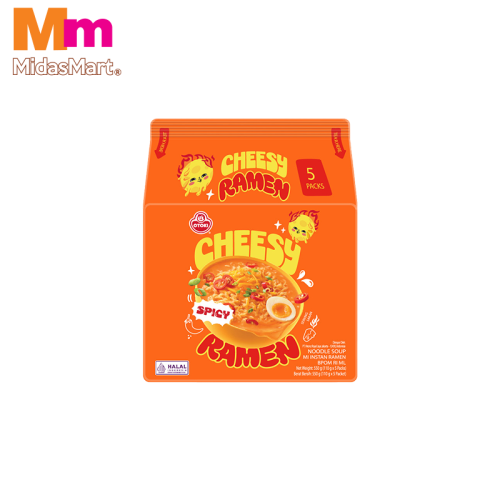 OTTOGI SPICY CHEESE RAMEN MULTIPACK (5 X 110G)