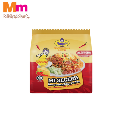 NUUNA INSTANT NOODLES SPICY CHEESE MULTIPACK (4 X 80G)