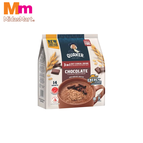 QUAKER Q-VITAL CHOCOLATE CEREAL DRINK (14 X 28G)