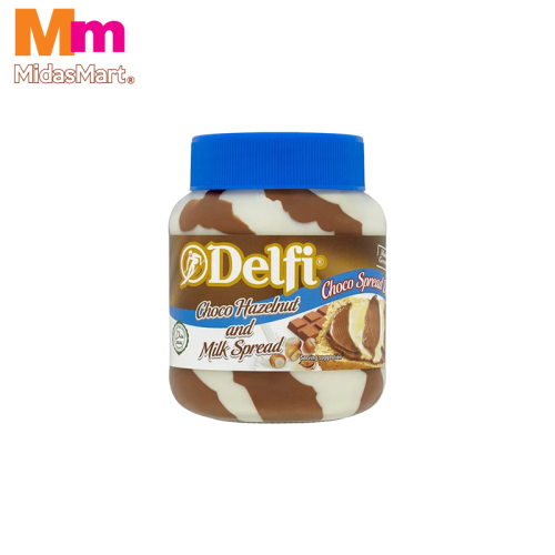 DELFI CHOCOLATE HAZELNUT AND MILK SPREAD (350G)