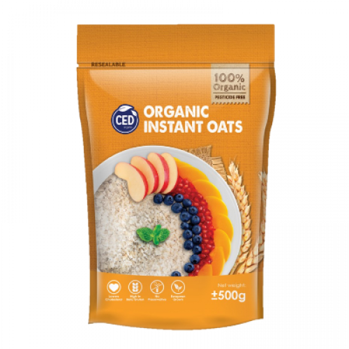 CED ORGANIC INST ROLLED OAT 1X450G