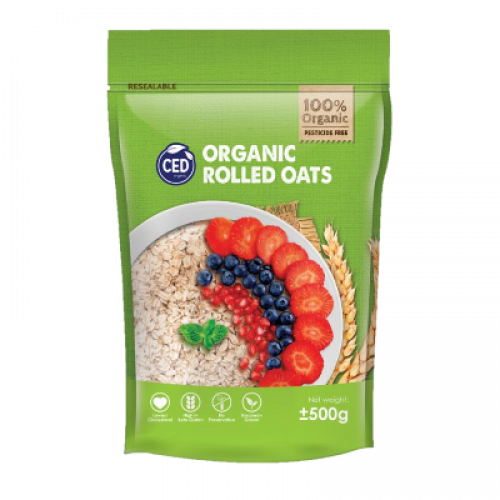 CED ORGANIC ROLLED OAT (REG) 1X450G