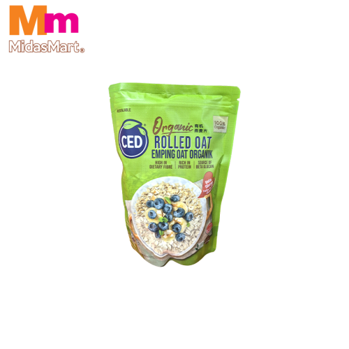 CED ORGANIC ROLLED OATS - REGULAR (450G)