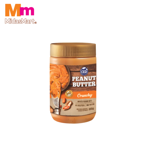 CED PEANUT BUTTER - CRUNCHY (500G)