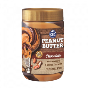 CED PEANUT BUTTER CHOC STRIPES 1X500G