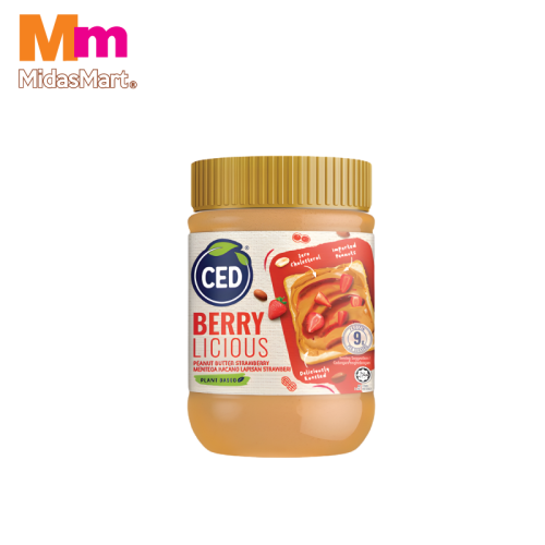 CED PEANUT BUTTER STRAWBERRY STRIPES 1X5OOG