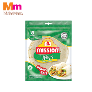 MISSION WRAPS ONION CHIVE 1X360G
