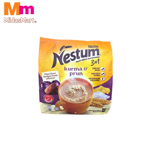 NESTUM 3 IN 1 KURMA & PRUNE (10X29G)