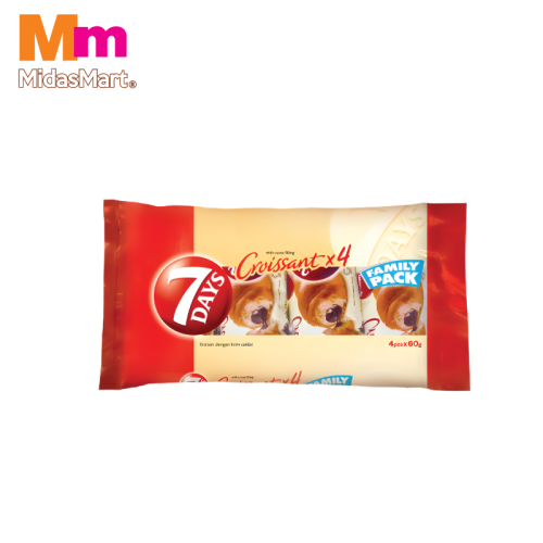7DAYS CHOCO CROISSANT FAMILY PACK 1X4X60G