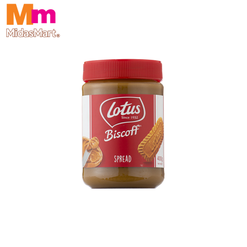 LOTUS BISCOFF SMOOTH CARAMELIZED BISCUT SPREAD (400G)