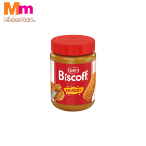 LOTUS BISCOFF CRUNCHY CARAMELIZED BISCUIT SPREAD (380G)