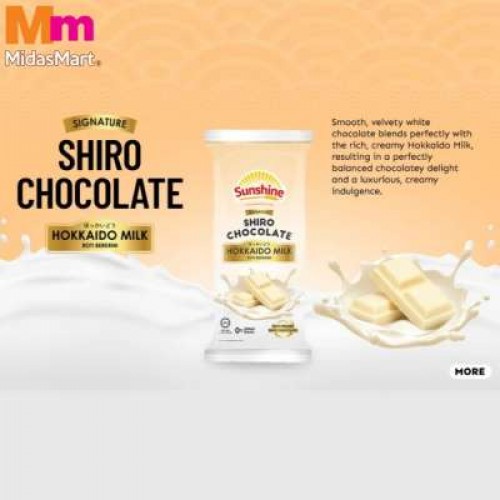 SUNSHINE HOKAIDO MILK SHIRO CHOCOLATE 52G SUNSHINE HOKAIDO MILK SHIRO CHOCOLATE 52G