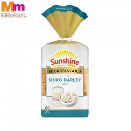 SUNSHINE SHOKUPAN GOLD SHIRO BARLEY LOAF 300G SUNSHINE SHOKUPAN GOLD SHIRO BARLEY LOAF 300G
