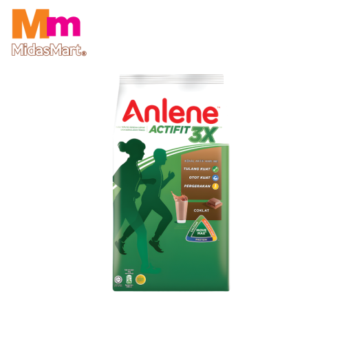 ANLENE ACTIFIT 3X CHOCOLATE ADULT MILK POWDER (550G)