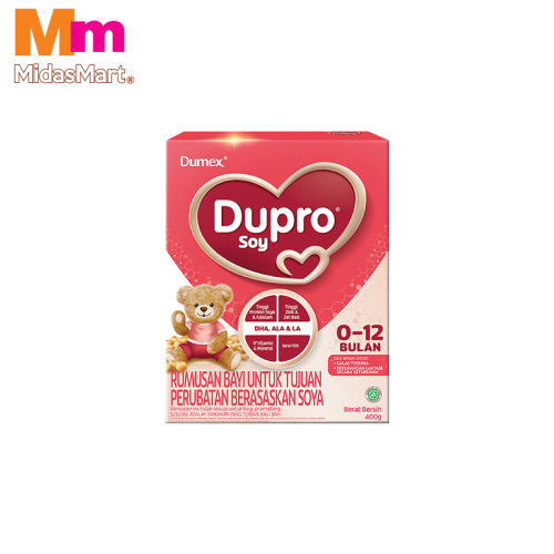DUPRO SOY INFANT FORMULA (400G)