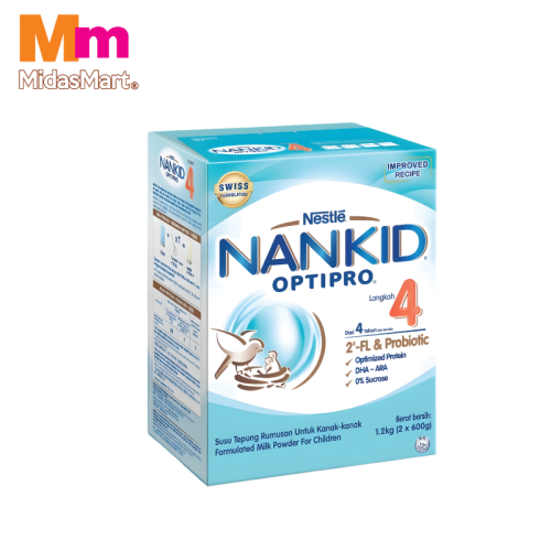NANKID OPTIPRO MILK FORMULA STEP 4 (2X600G)