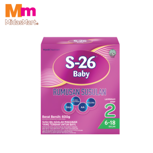 S-26 BABY STEP 2 FOLLOW-ON FORMULA (600G)