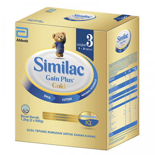 SIMILAC GOLD GAIN PLUS BIB  1X1.2KG