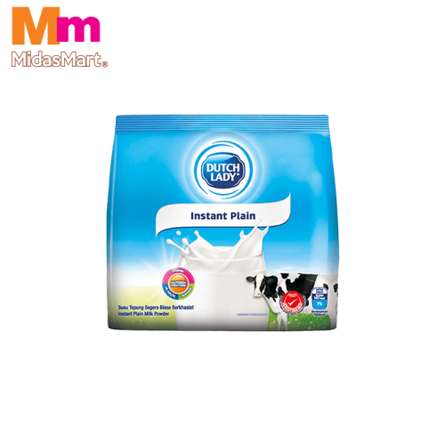DUTCH LADY INSTANT FULL CREAM MILK POWDER PLAIN (350G)
