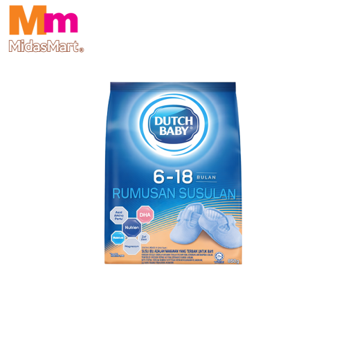 DUTCH BABY FOLLOW-UP FORMULA - 6-18 MONTHS (850G)