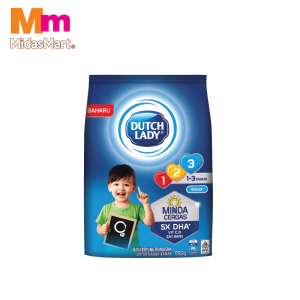 DUTCH LADY 123 FORMULATED MILK POWDER - PLAIN FLAVOUR (550G)