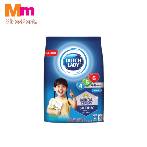 DUTCH LADY 456 FORMULATED MILK POWDER - PLAIN FLAVOUR (550G)