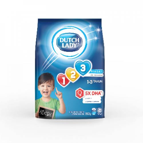 DUTCH LADY GUM 123 PLAIN  1X850G