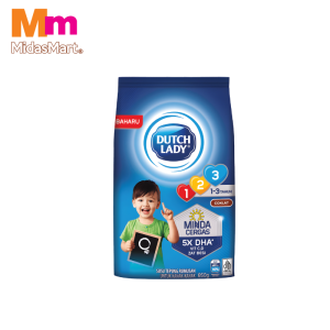 DUTCH LADY 123 FORMULATED MILK POWDER - CHOCOLATE FLAVOUR (8