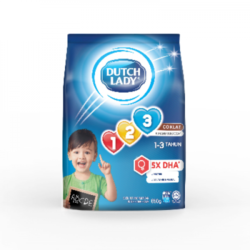 DUTCH LADY GUM 123 CHOC  1X850G