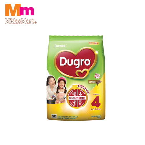 DUMEX DUGRO FORMULATED MILK POWDER STEP 4 - CHOCOLATE FLAVOU