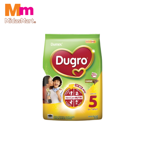 DUMEX DUGRO FORMULATED MILK POWDER STEP 5 - CHOCOLATE FLAVOU