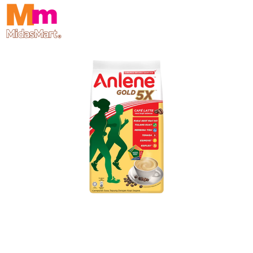 ANLENE GOLD 5X CAFE LATTE FLAVOR (550G)