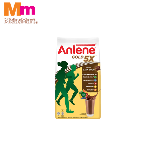 ANLENE GOLD 5X DARK CHOCOLATE FLAVOR (550G)
