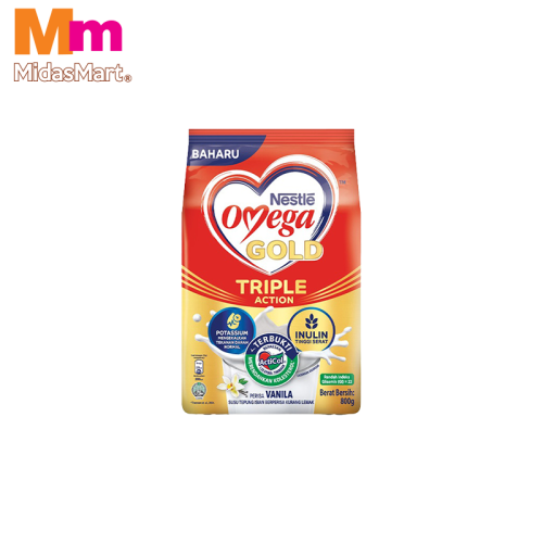 NESTLE OMEGA PLUS GOLD MILK POWDER (800G)