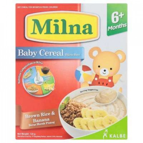 MILNA BABY CRL BRWN RICE & BANANA 1X120G