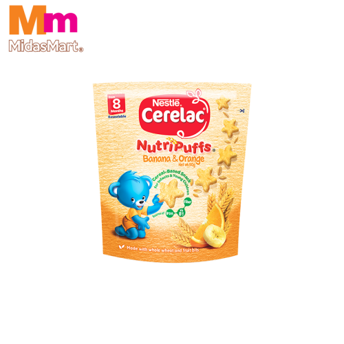 NESTLÉ CERELAC PUFFS BANANA - ORANGE (50G)