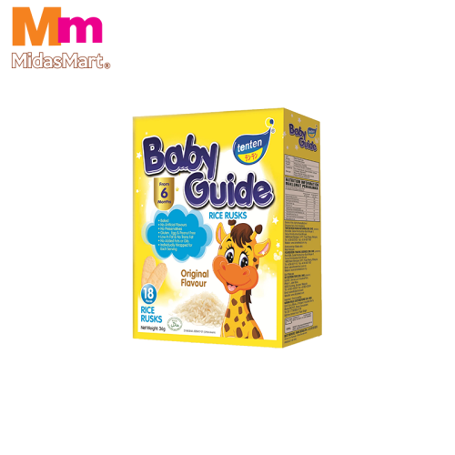 BABY GUIDE ORIGINAL RICE RUSKS (36G)
