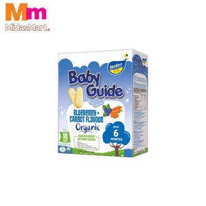 TEN TEN BABY GUIDE ORGANIC BLUEBERRY & CARROT RICE RUSKS (36G)