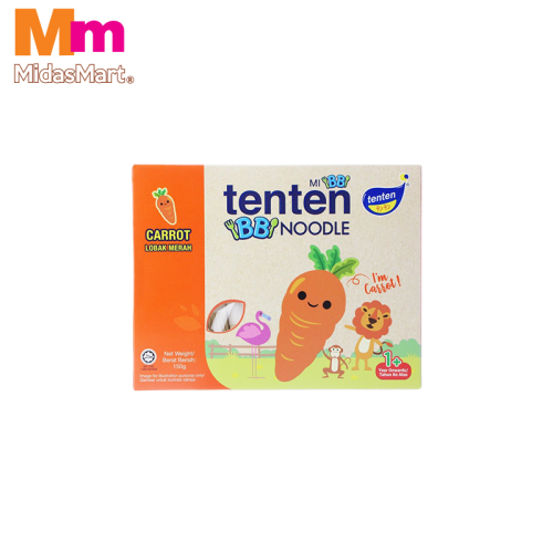 TEN TEN NATURAL BABY NOODLES CARROT (150G)