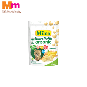 MILNA NATURE PUFFS ORGANIC BANANA (15G)