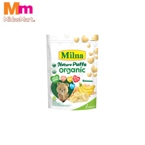 MILNA NATURE PUFFS ORGANIC BANANA (15G)