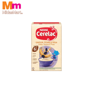 NESTLE CERELAC WHEAT BANANA AND PRUNE INFANT CEREAL (250G)