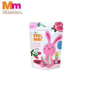 NOBI ORGANIC RICE PUFFS MIXED BERRIES (15G)