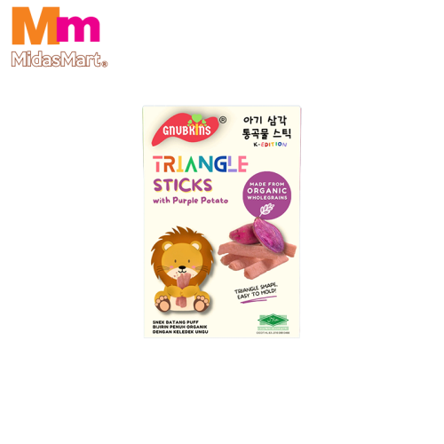 GNUBKINS TRIANGLE STICKS WITH PURPLE POTATO (32G)