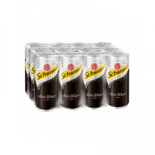 SCHWEPPES SODA WATER 12X320ML